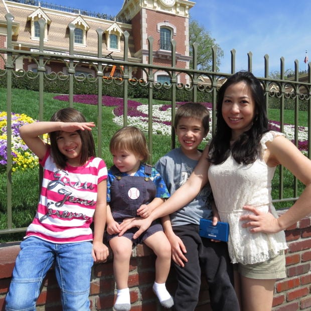 Mark Manuel Van Donsel with his sister, Faith Van Donsel, brother, Benjamin Van Donsel, and mother, Adel Van Donsel, of Chesterfield